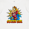 thumbnail image 4 of Inktastic Soccer Girl Superhero Girls Baby T-Shirt, 4 of 5