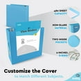 thumbnail image 7 of Enday 2 Inch Binder 3 Ring Binders with Pockets for Home, Office, School Supplies Organization Blue, 7 of 7