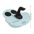thumbnail image 2 of Light Blue Snow Sleds for Kids and Adult, Sled Snowboard for 1-2 Riders with Handle and Pull Rope, Lightweight Compact Scooter Board, Sit Down Winter Sled, Portable Downhill Snow Skate for Winter Fun, 2 of 16