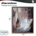 thumbnail image 4 of Stupell Industries Modern Exhale Expressive Abstract Brown Floating Frame Canvas Art, 17 x 21, by Amanda Hilburn, 4 of 8