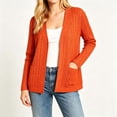 thumbnail image 2 of Luvior Women's Plus Size Lightweight Cardigan Open Front Long Sleeve Casual Cardigans with Pockets, 2 of 2