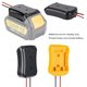 thumbnail image 4 of Adaptadores de Batería DIY para Makita/Bosch/Milwaukee/Dewalt/Black&Decker/Ryobi 18V Adaptador de Conector Power Soporte de Base 14 Cables Awg, 4 of 10
