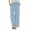 Light Blue, variant on hoksml Women's Drawstring Wide Leg Pants, Lightweight Linen-Blend Casual Trousers with Pockets