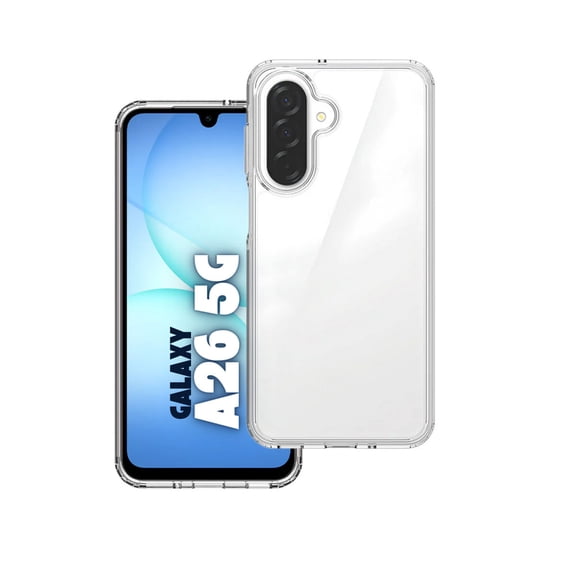 Entronix Phone Cover Compatible with Galaxy A26, Anti-Slip Shockproof Rugged Protective Cover, Black