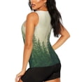thumbnail image 3 of Balery Fog Forest Camiseta sin mangas estampada ligera para mujer, tops de entrenamiento sin mangas, camisetas de yoga transpirables de secado rápido.-X-Large, 3 of 7