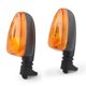 thumbnail image 1 of Luces de señal de giro para motocicleta, lámpara indicadora para señales de giro delanteras y traseras, luz ámbar (2 uds.), 1 of 5