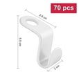 Philbinden 70PCS Clothes Hanger Connector Hooks, Durable Plastic ...