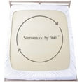 thumbnail image 3 of Microfiber Full Fitted Sheet, Wrinkle, Fade, Stain Resistant Deep Pocket Bed Sheet, White, 3 of 6