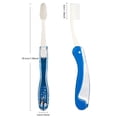 thumbnail image 3 of Travel Toothbrushes Medium Mini Toothbrush With Toothbrush Cover Camping Toothbrush Interlock Folding Travel Size Toothbrush Adults Travel Toothbrush, 3 of 7