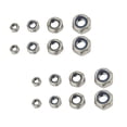 thumbnail image 1 of OULII 180Pcs Lock Nuts Set Stainless Steel for Fastening Electric Appliances, 1 of 8