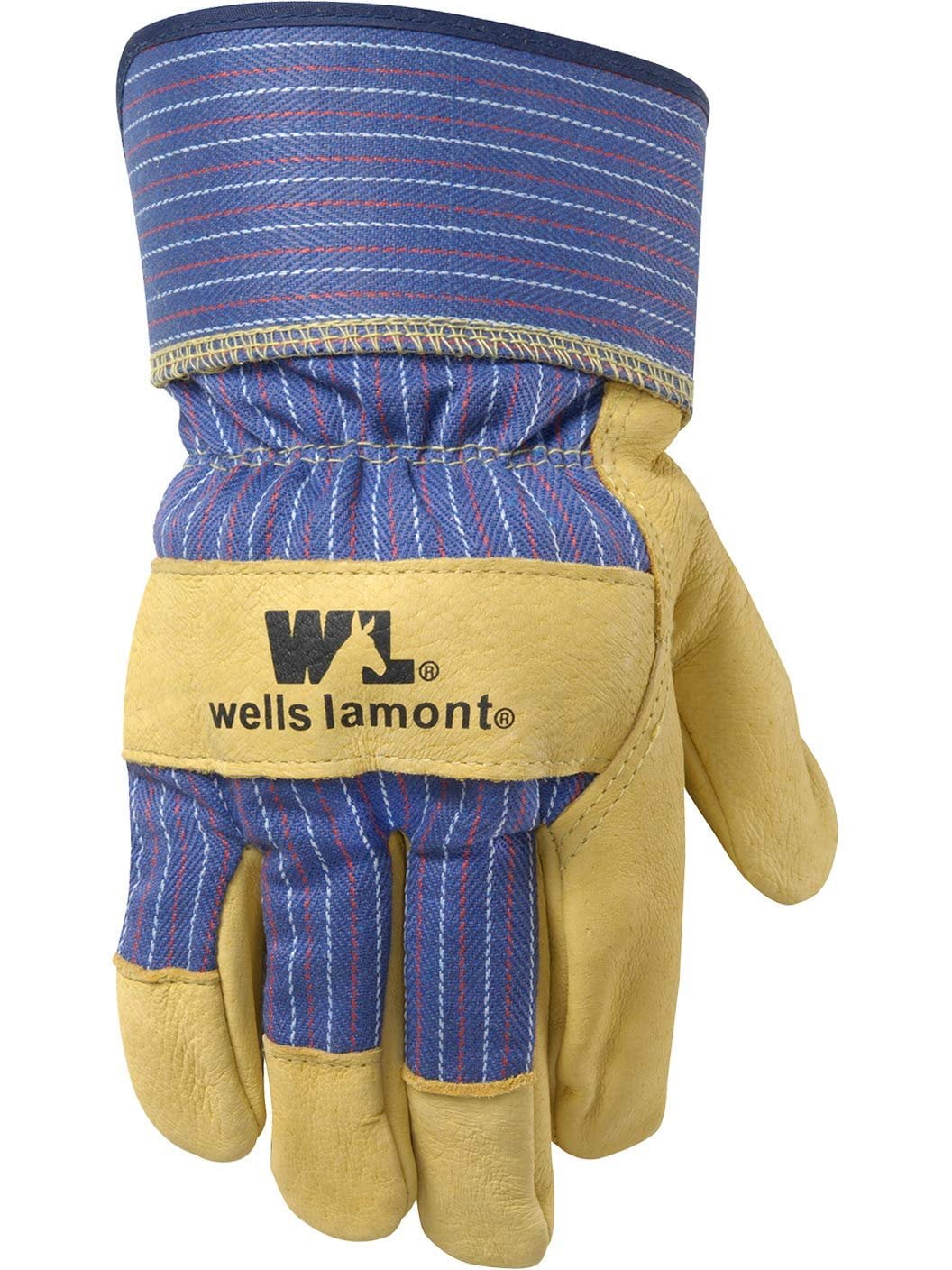 Wells Lamont Men's Suede Leather Winter Heavy Duty Work Mitten with Cuff XL 