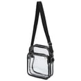 thumbnail image 2 of Bolso bandolera transparente de gran capacidad con ajuste de PVC, resistente a la suciedad y al agua., 2 of 14