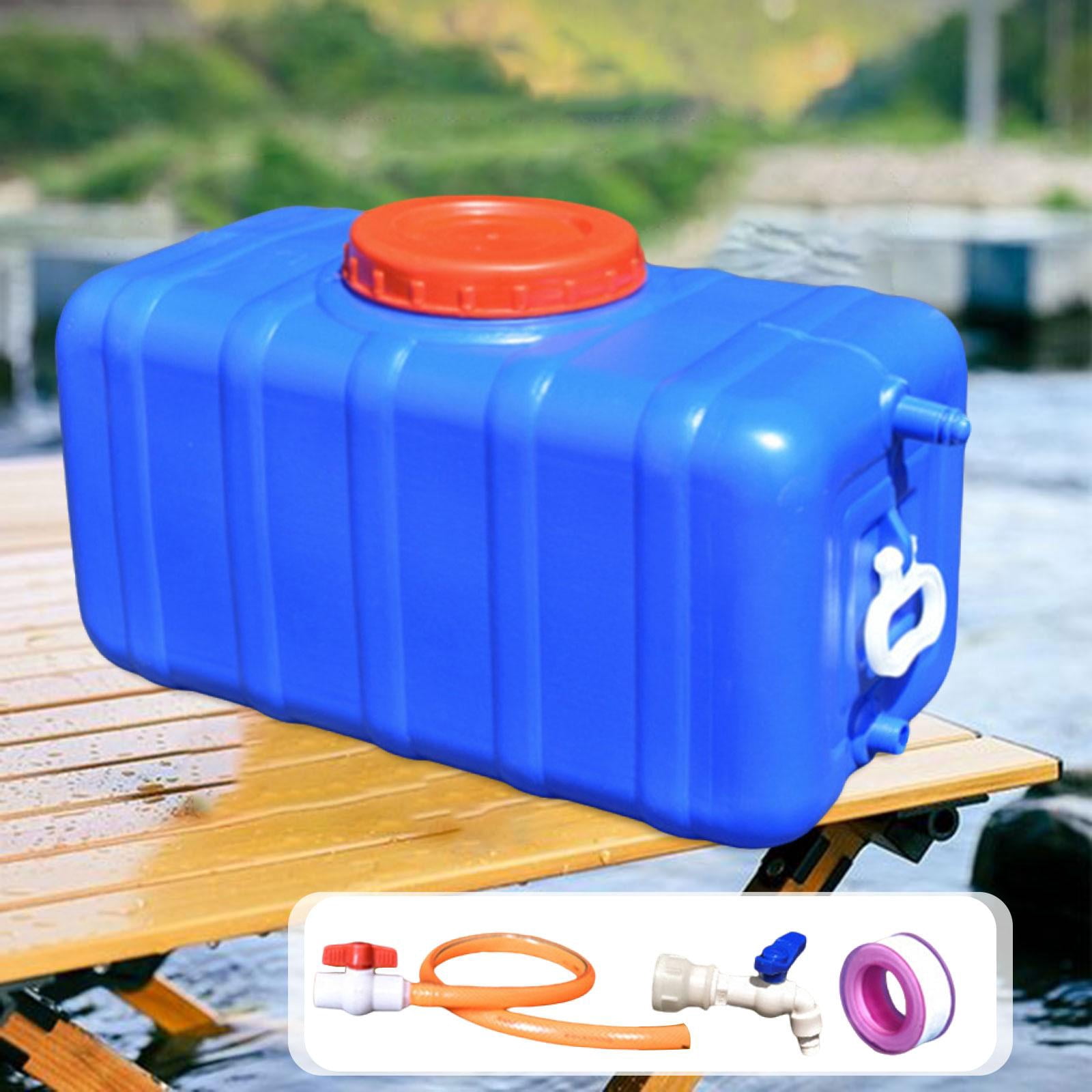 harayaa Utility Water Tank Reusable Horizontal Storage Bucket for Camping Garden Car blue 47.5kg