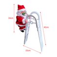 thumbnail image 2 of Decoraciones De Papá Noel Escalera de cuerda de escalada Decoración navideña de Santa Claus, 2 of 9
