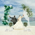 thumbnail image 6 of 2x2M Modern White Square Metal Flower Wedding Arch Backdrop Stand for Wedding Party Decoration, 6 of 17