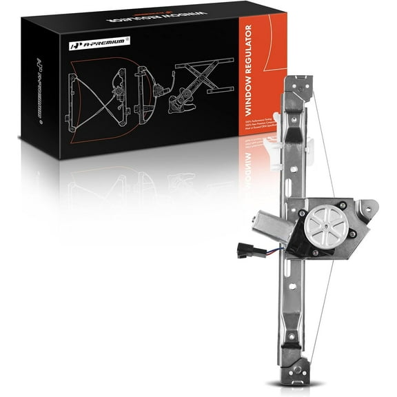 A-Premium Power Electric Window Regulator with Motor Compatible with Chevrolet Malibu 2008-2012 Saturn Aura 2007-2009 Rear Left Driver Side