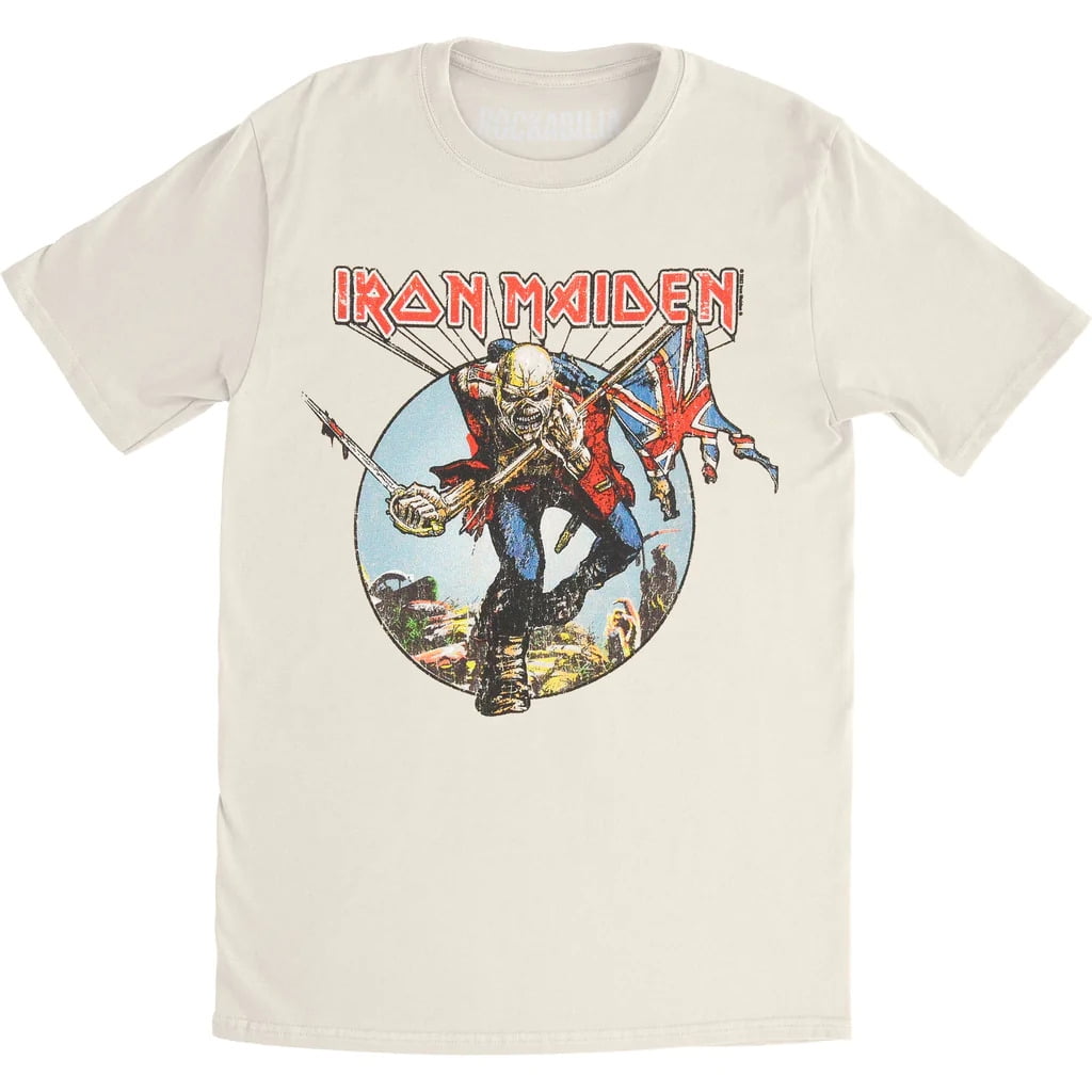Iron Maiden The Trooper Vintage Print Mens T Shirt Walmart