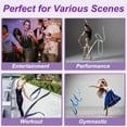 thumbnail image 7 of Uxcell Dance Ribbons, Gymnastics Dance Streamers with Non-Slip Wand Dance Flags Bling Silver, 7 of 7