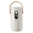 thumbnail image 3 of Secadora de ropa portátil, pequeña, con tendedero, compacta, 200 W, blanca, ideal para viajes de negocios, hogar, estudiantil, apartamento, 3 of 9