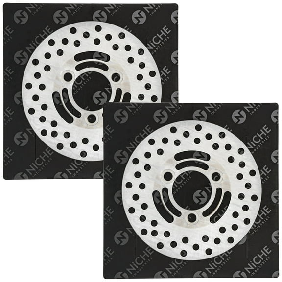 Niche Front Brake Rotor Set for Arctic Cat 400 DVX Kawasaki KFX400 ATV 519-CRT2225R
