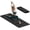 Black, variant on YOHAO Foldable Yoga Mat,75"L×32"W×1/3 Thick,Non-Slip,Easy Unfold and Storage,Folding Yoga Mats for Pilates and Travel(Brown)