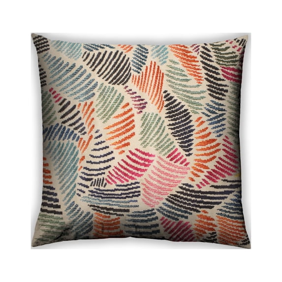 Ahgly Company Indoor Square Contemporary Throw Pillow, 18 inch by 18 inch