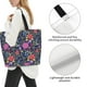 thumbnail image 3 of Fotbe Floral Bolsa Tote Estética de Lona con Estampado para Mujer - Bolsa Reutilizable de Hombro Casual para Vacaciones, Compras, Trabajo y Gimnasio, 3 of 8