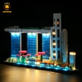 thumbnail image 2 of LIGHTAILING Led Lighting Kit for Legos  Architecture Skyline Collection: 21057 Singapore Building Blocks Model(Not Include the Building Model), 2 of 7