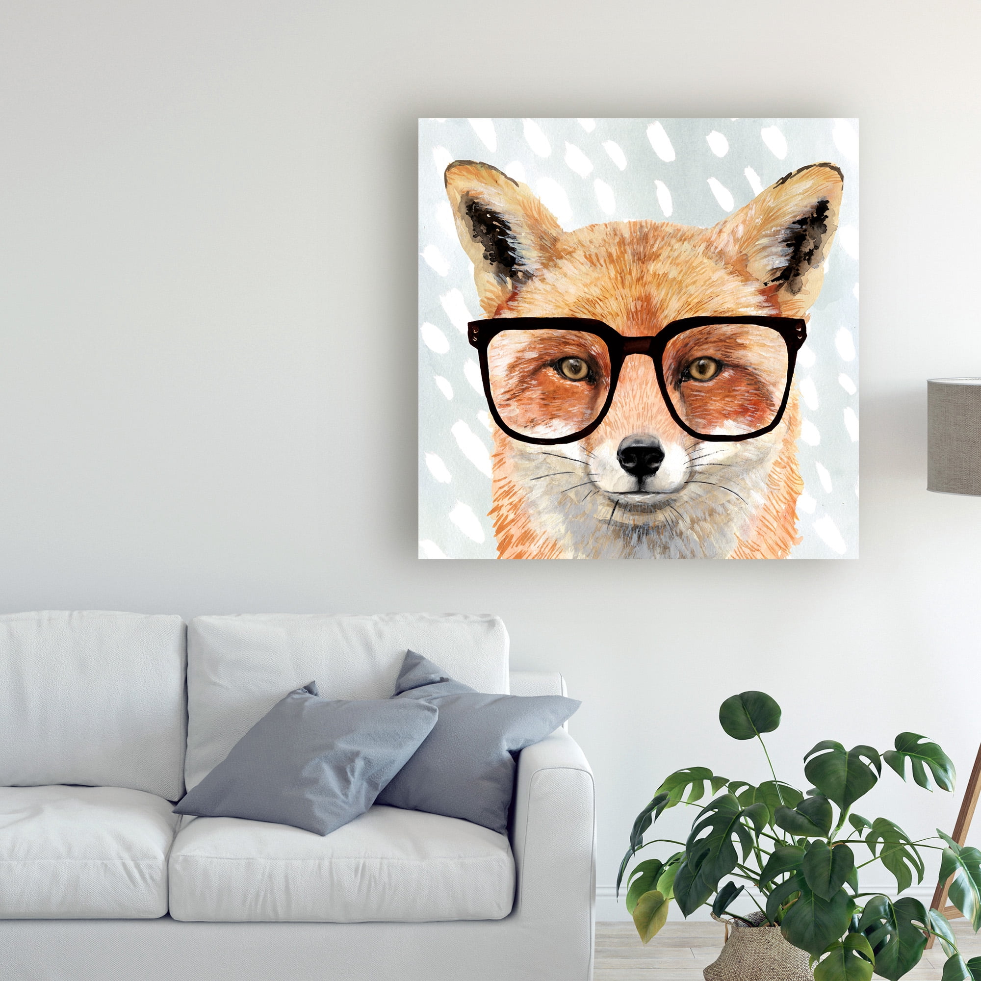 Trademark Fine Art 'Four eyed Forester I' Canvas Art by Victoria Borges