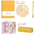 thumbnail image 2 of NAOJIE Journaling Supplies,Crafts for Girls 8-12,Gifts for Teen Girls,DIY Journal Kit for Girls - 111PCs DIY Journal Set for Tween & Teen Girls,Scrapbook & Diary Supplies Set-Yellow, 2 of 6