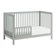thumbnail image 5 of Oxford Baby Essential Island Full Size 4-in-1 Convertible Crib with Round Spindles, Gray, 5 of 10