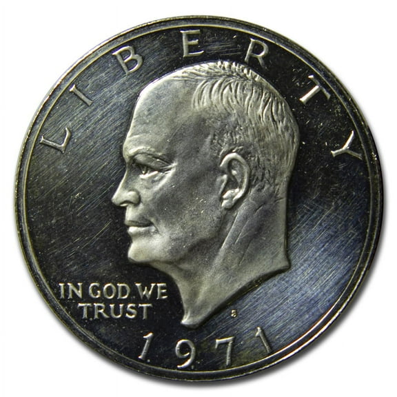 1971-1976 40% Silver Eisenhower Dollar (Off-Quality)
