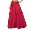 thumbnail image 2 of Phagun Skirt Long Maxi Skirt Beach Wear Cotton Summer Wear Clothing, 2 of 5