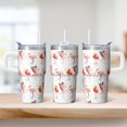 thumbnail image 2 of Flamingo Lover Tumbler with Handle 20OZ Stainless Steel Cup Perfect Gifts for Women Suitable for Birthday Christmas Holidays Office Work Travel, 2 of 6