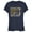 Navy Blue, variant on Junior's MTV Cheetah Print Logo Graphic Tee Athletic Heather Large