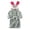 kids sleepwear - Green, variant on REDARER Boys Girls Cute 3D Bunny Hooded Bathrobe Big Rabbit Ears Self Tie Belt Ultra Soft Warm Flannel Kids Sleep Robe,2-3 Years