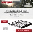 thumbnail image 4 of Yakima MegaWarrior Large Cargo Basket For All Yakima StreamLine Crossbars, 4 of 12