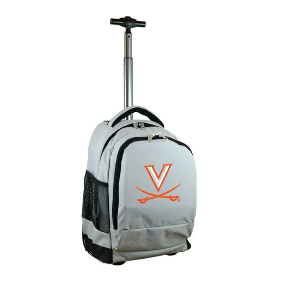 Gray Virginia Cavaliers 19'' Premium Wheeled Backpack