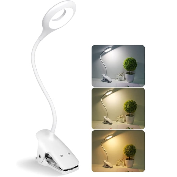 Reading Book Light, Eye Protect Clip On Light for Bed headboard with Larger Lighting Area, LED Clip Lamp