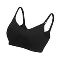 thumbnail image 2 of Sujetador de lactancia Mujer Embarazo Postparto Ropa interior Sujetador sin costuras, Negro, XL Inevent AP001133-06, 2 of 7