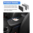thumbnail image 4 of Autorder Cubierta de consola central para Kia Forte 2019-2024 Accesorios Cubierta de reposabrazos de fibra de carbono Anti-arañazos Almohadilla de consola central Protector de reposabrazos de cuero, 4 of 5