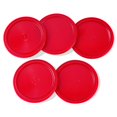 thumbnail image 2 of Lot de 5 Mini Palets de Hockey sur Air Rouges de 2 Pouces (2 Pouces), 2 of 4