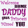 thumbnail image 2 of CafePress - Welcome Home Daddy Infant Bodysuit - Baby Light Bodysuit, Size Newborn - 24 Months, 2 of 4