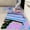 Light Pink and Purple, variant on 2 Pieces Kitchen Rugs, Abstract Anti Fatigue Non Slip Foam Cushioned Royal Blue Navy Classic Modern Comfort Indoor Floor Mat Runner Rug Set for Laundry Office Sink Bathroom (17"X48"+17"X24")