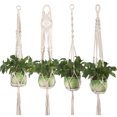 thumbnail image 1 of Colgador para plantas de interior y exterior con 4 ganchos, maceta colgante, cesta para Patio, estante para plantas Inevent HA1832-00, 1 of 7