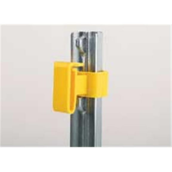 T-POST TAPE INSULATOR YELLOW 25 PACK