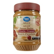 Great Value Natural Crunchy Peanut Butter