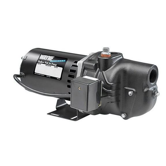 Wayne SWS50, 1/2,120V, Black Cast Iron Shallow Jet Well Water Transfer Pump 711 GPH