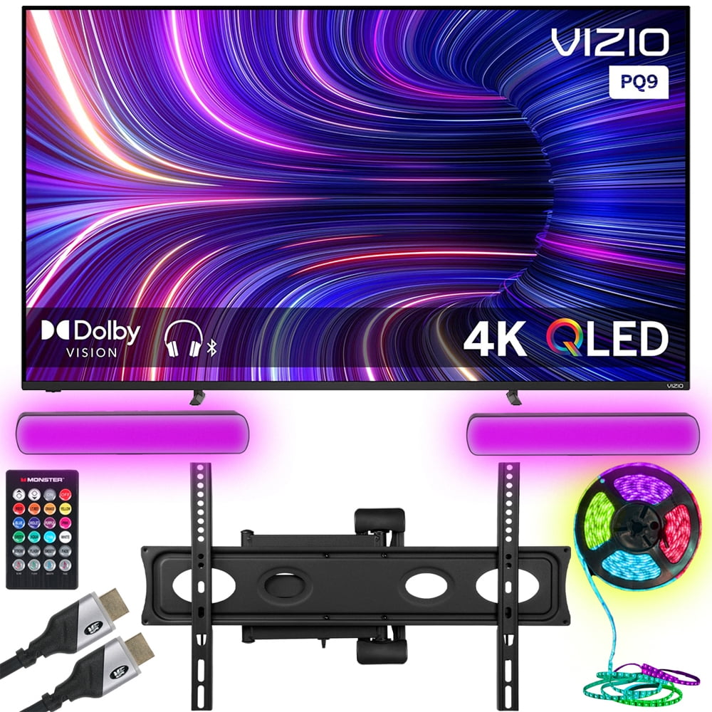Vizio P65Q9J01 PSeries Q9J01 65 inch Class HDR 4K UHD Smart QLED TV (Renewed) Bundle with