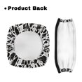 thumbnail image 3 of HELLHERO Polyester Rollator Walker Seat and Backrest Rollbar Covers Set with Non-Slip Fit Reusable Gift Option, Black-and-white Chippy Texture, 3 of 7